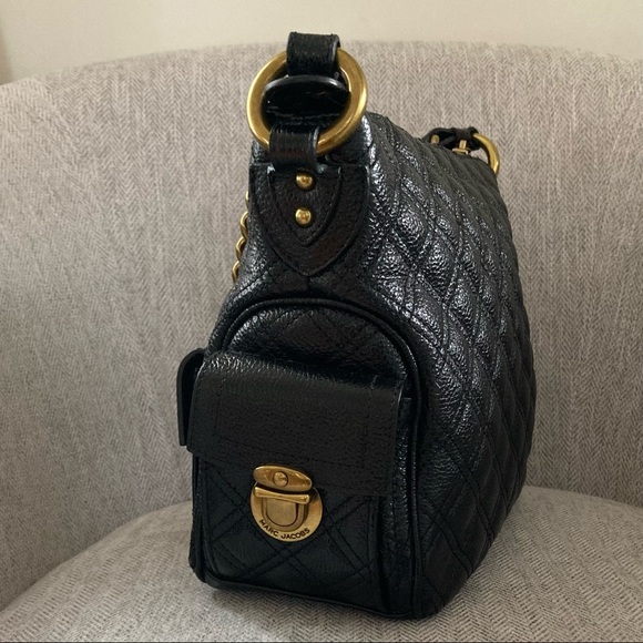 Marc Jacobs Blake Quilted Leather Leather Shoulder Bag - Picture 2 of 12